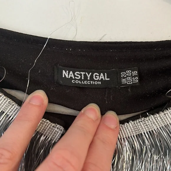 Nasty Gal tinsel jacket - Picture 4 of 5